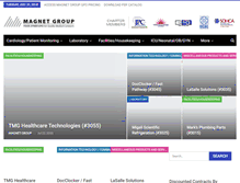 Tablet Screenshot of magnetgroup.com